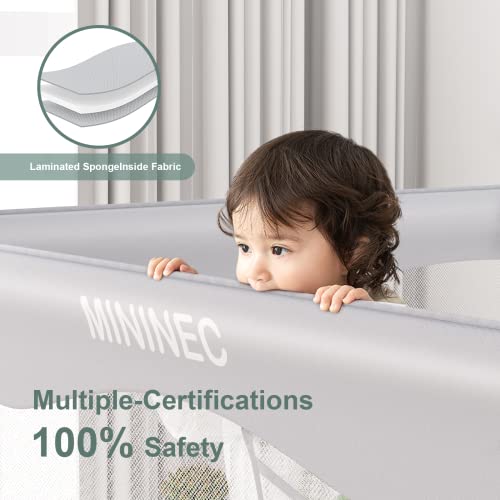 Bed Rail For Toddlers Baby, Mininec Long Toddler Bedrail Guard For Kids Children, Strong Babies Bed Rail For Twin, Full Size, Queen & King Mattress With Reinforced Anchor Safety Darkgrey 78.7*27.5 In #TOP3