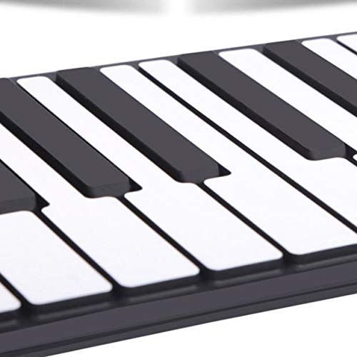 KUANDARM Piano Pliant Main Roll Piano, 88 Touches Rechargeables Roll Up avec Le Support de pédale de Volume de Retard pour Enfants débutant Musique Jouets éducatifs débutant - Les Beatles, Paul McCartney, John Lennon, RIngo Starr, George Harrison KUANDARM Piano Pliant Main Roll Piano, 88 Touches Rechargeables Roll Up avec Le Support de pédale de Volume de Retard pour Enfants débutant Musique Jouets éducatifs débutant – Image 7