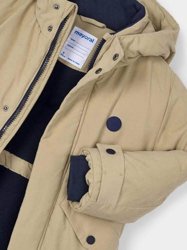 Mayoral Parka coat for Boys Wheat3
