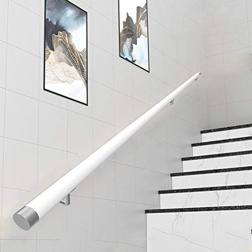 Rampe d'escalier avec embouts de fixation au design épuré en pin