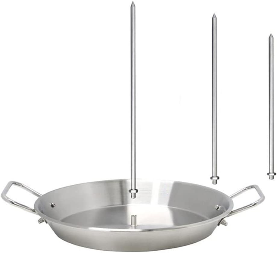 Vertical Meat Rack Steel Barbecue Grill Roast Chicken Skewer BBQ Plate