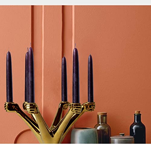 Chandelier support céramique stable contre coulures de cire - 7