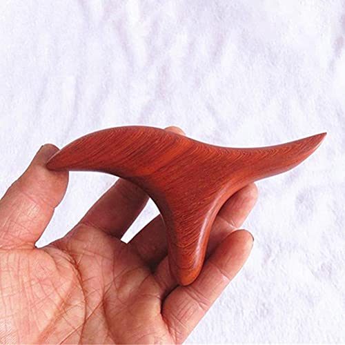 Zjchao ZJCHAOHZ01CW4T2Y-68 Gua Sha Tool, Triangle Trigeminal Body Wooden Massager Body Foot Neck Relax Circulation Massager Muscle Scraping Tool Mobilization Tools Manual Massagers thumb #4