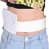 Eiza 腹膜透析 ベルト カテーテル ホルダー 腹膜チューブ PDカテーテル 収納 固定 e003 (ホワイト)