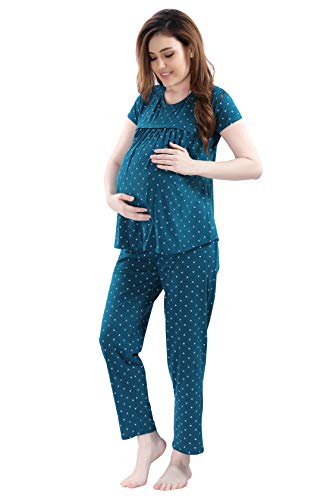 Image of AV2 Women's Cotton All Over Print Top And Pajama Set Pack Of 1
