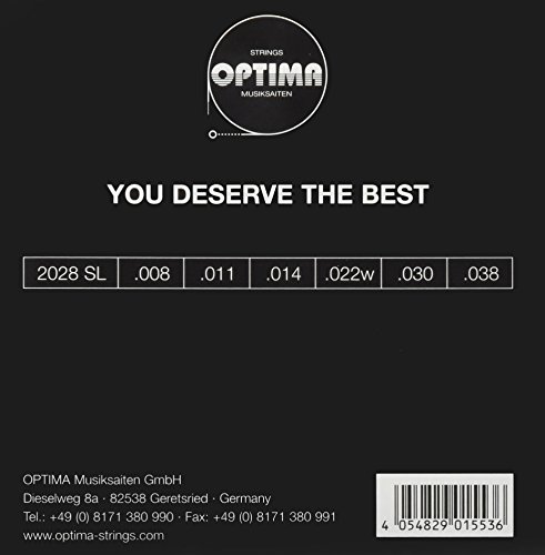 Optima™ »Gold 2028 Super Light – String Set« Cordes Pour Guitare Électrique – 008/038 - Les Beatles, Paul McCartney, John Lennon, RIngo Starr, George Harrison Optima™ »Gold 2028 Super Light - String Set« Cordes Pour Guitare Électrique - 008/038 – Image 3