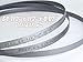 64-1/2 Inch Bandsaw Blades 2 Pack, Metal Cutting, 64-1/2 x 1/2 x 0.02 Inch, Band Saw Blades, Bi-Metal M42, 10/14 TPI