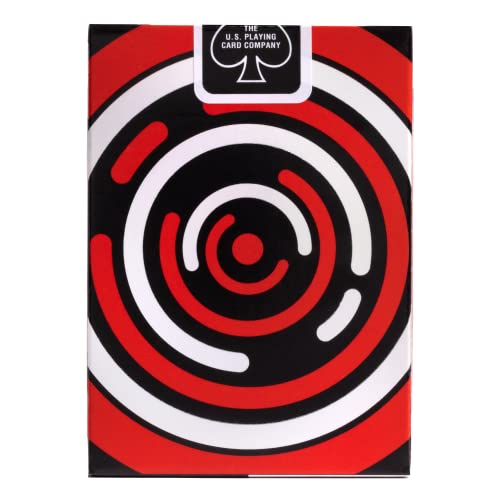 Bicycle Hypnosis Specialty Playing Cards, Red, Black, White Playing Card Deck #TOP2