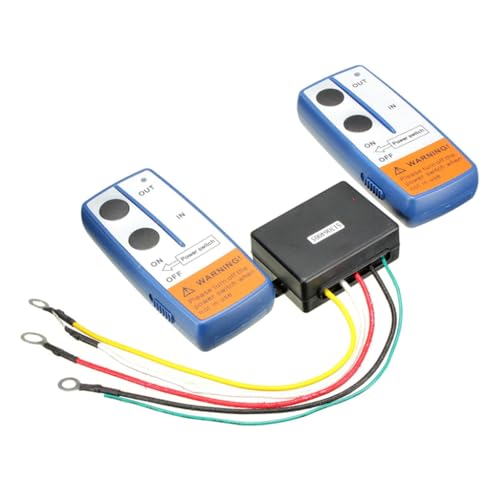 QUEENYARD Control Remoto inalámbrico para cabrestante eléctrico con transmisor Manual para Camiones