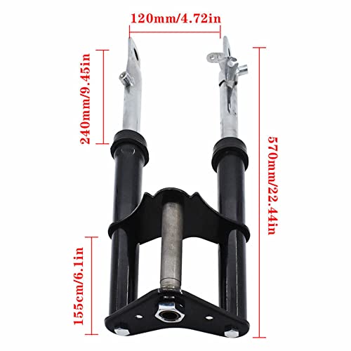 Waltyotur Black Front Fork Shock Suspension Assembly Replacement For Honda Xr50 Crf50 #TOP2