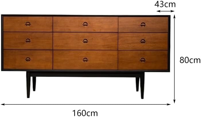 Cabinets Solid Wood Entrance Storage Table Small Apartment Living Room Retro Cabinet Boxwood Drawer Chest Sideboard Cabinet