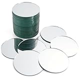 Craft Round Mirror Tiles for Crafts, Decorations (50 Pack) 3 Inch