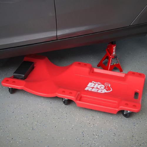 Big Red TRP6240 Torin Blow Molded Plastic Rolling Garage/Shop Creeper: 40 Inch Mechanic Cart thumb #4