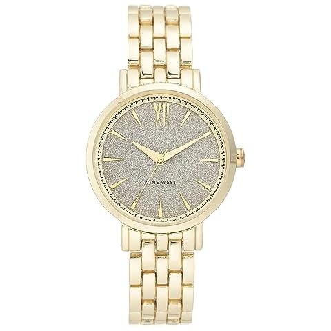 Nine West Women's Gold-Tone Bracelet Watch, NW/2402GLGB Cover