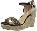 Weicher Gehcomfort s.Oliver Damen 5-5-28315-24 Riemchensandalen, Braun (Leopard Comb 347), 38
