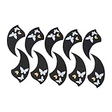 LIFKOME ウクレレ保護ステッカー 傷防止ウクレレピックガード 10枚入り 耐久性素材 クリエイティブデザイン 装飾効果