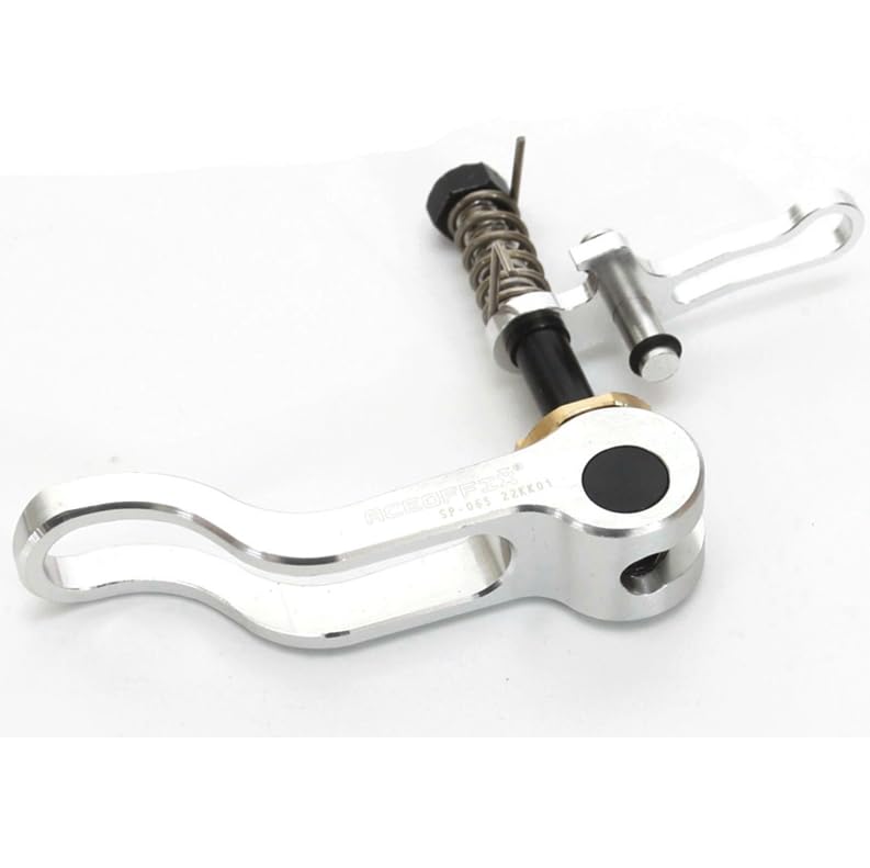 Collier de serrage tige de selle Brompton argent pour bloquer la selle qui descend