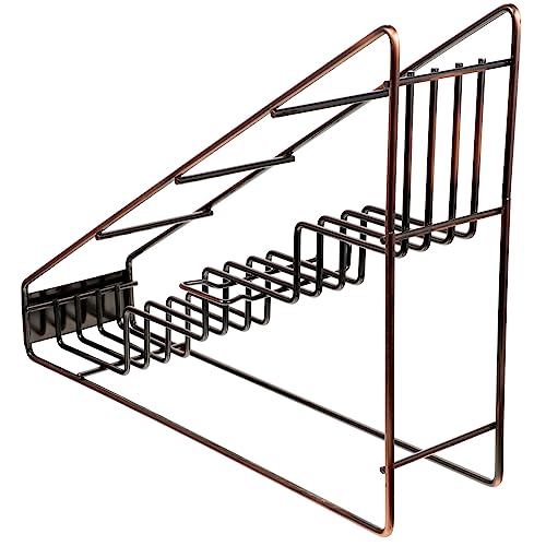 Iron Syrup Bottle Rack Holder Multi Kitchen Organizer Stable Iron Art Storage Shelf for Syrup Dressing Seasoning Bottles Space Saving Home and Restaurant Use