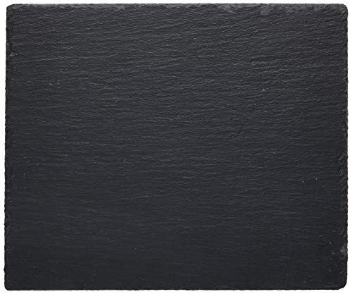 Bandeja de pizarra para mesa de servir platos de plato de queso u0096 30,5 x 25,4 cm