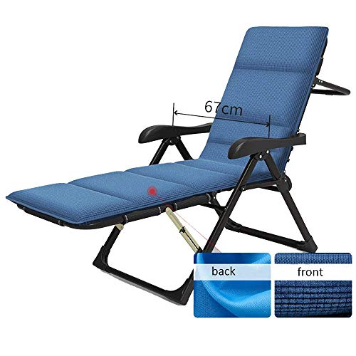 Chaises inclinables pliantes de plage et chaises longues multifonctions maison - 2