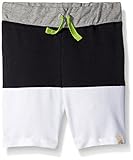 Burt's Bees Baby Baby Boys' Organic Loose Pique Short, Onyx French Terry, 18 Months