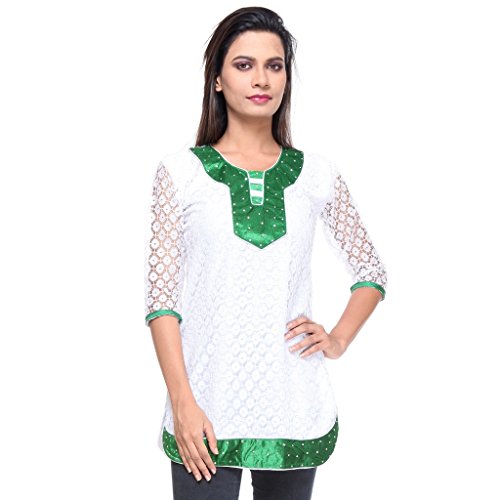 Teemoods Women’s Casual Short Cotton Net Kurti