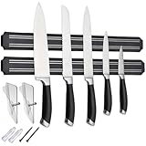  Magnetic Knife Holder,15 Inch Magnetic Knife Storage Strip,Knife Bar Block Magnet,Kitchen Utensil Holder,Tool Holder,Multipurpose Magnetic Knife Rack