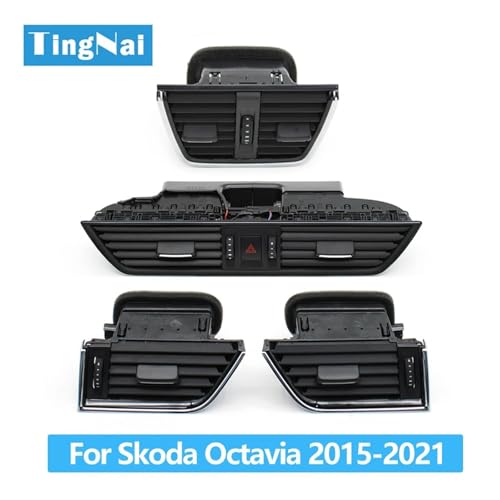 Rejilla de aire frontal para mejorar los viajes en Skoda Octavia A7 MK3 3