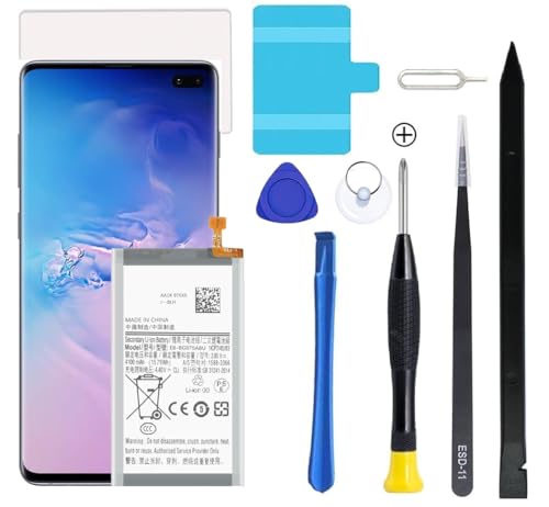 AFSONGOO Galaxy S10 Plus Battery,Battery Replacement for Samsung Galaxy S10 Plus SM-G975F G975U G975W G975U1 G9750 G975N G975X with Professional Repair Tool Kits