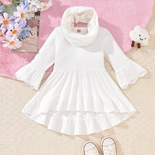 Image of fioukiay Toddler Girls Fall Winter Outfit 18 Months - 6T