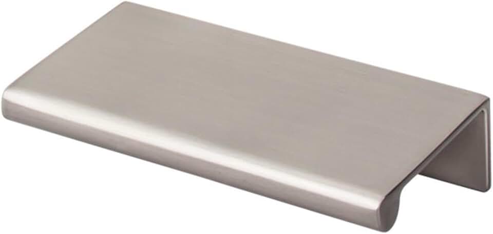 Top Knobs TK501BSN Mercer Collection 3" Europa Tab Pull, Brushed Satin Nickel