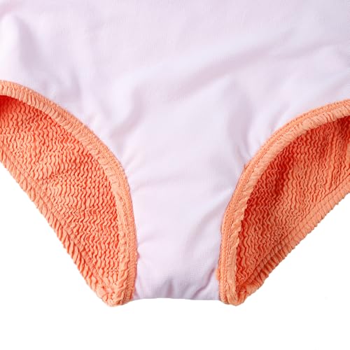 Image of LIZENS Girls' One-Piece Swimwear Adjustable 4-16 Hollow Cut Out Swimsuit Spaghetti Strap Beach Bathing Suit for Kids