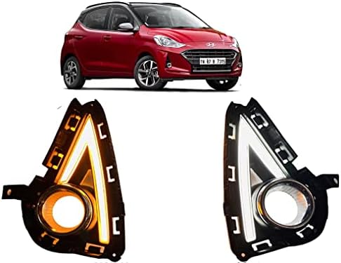 K D Fog Lamp set For Hyundai I10 Grand NIOS With Bulb (Pair) 2019-2022 ...