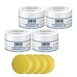 Multi-Functional Cleaning And Stain Removal Cream, Multipurpose Cleaning Cream With Sponge Eraser, All-Purpose Cleaning Paste For Shoes, Sneakers And Leather, Waterless Stain Removal Cre/am (4 PCS)