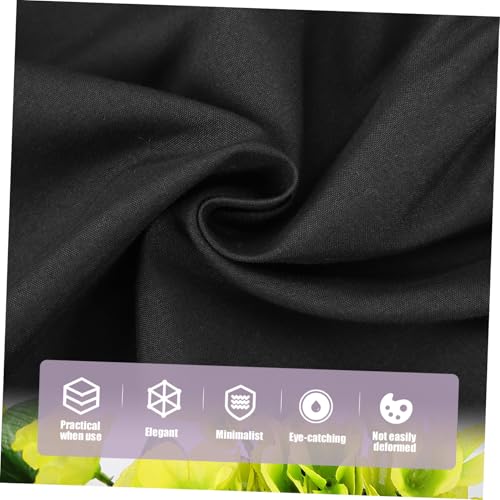 Falda de cama ajustable poliéster negro cubre canapé para dormitorio 5