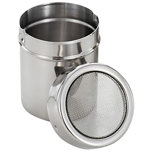 BRIGHTFUFU Spice Tin Powdered Sugar Container Steel Spice Dispenser Salt Pepper for Home Kitchens
