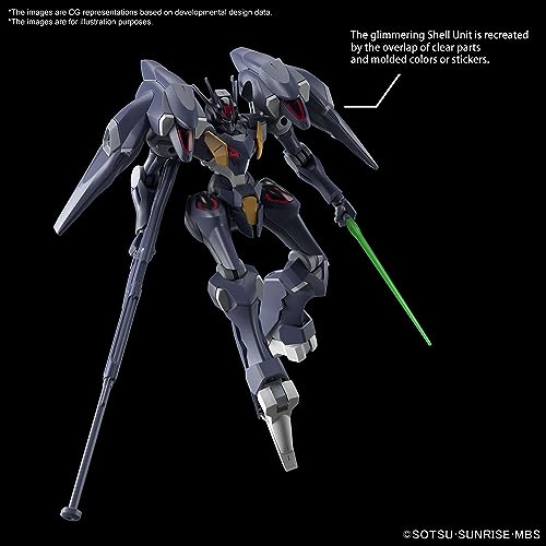 Bandai HG Gundam Pharact (The Witch from Mercury),8 x 30 x 19 cm, Clear - Image 4