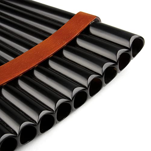 15 Pipes Pan Flute G Key Chinese Traditional Musical Instrument Pan Pipes Woodwind Instrument (Left Hand) #TOP5