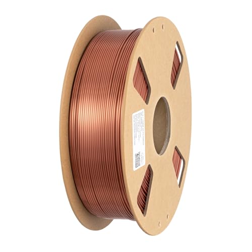 Filament PLA métal sensation cuivre rouge brillant 1.75mm pour impression haute finition