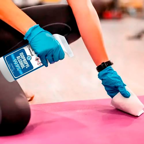 Vaporisateur à alcool isopropyle 99.9% - Alcool de frottement 99 Pourcentage - 500ml - USP Classe - Fabriqué au Canada par Rapid Protectant (1 Bouteille 500ml)