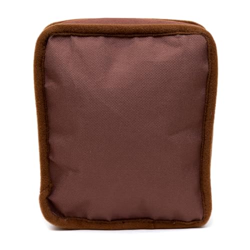 The Flintstones Dog Toy, Cocoa Pebbles Fred and Barney Cereal Box Réplica Brown Pet Toy, Pelúcia