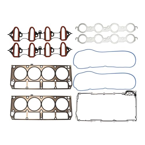 Image of KAX Engine Cylinder Head Gasket Set Compatible with Chevy Silverado Suburban 1500 Tahoe /GMC Sierra Yukon XL 1500 2002-2006, Avalanche Express 2500 Savana 4.8L 5.3L, Head Gasket Kit, OE# HS26191PT-1