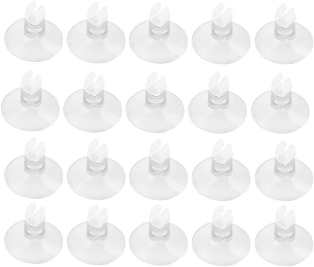 20Pcs Aquarium Fish Tank Suckers Suction Cups Holders Clips Clamps for 4/6mm Airline Tube