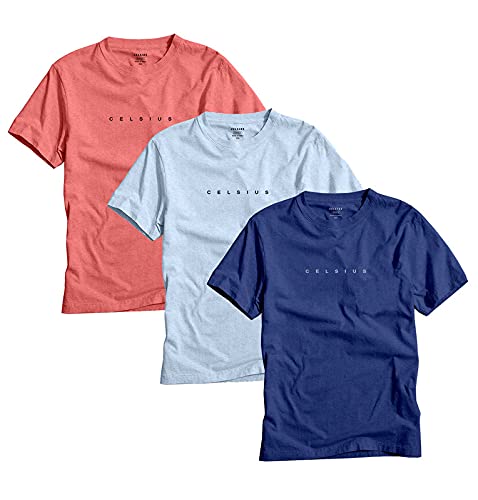Men's Crew Neck Half Sleev Slim FIT T-Shirt (Pack of 3)-image-13