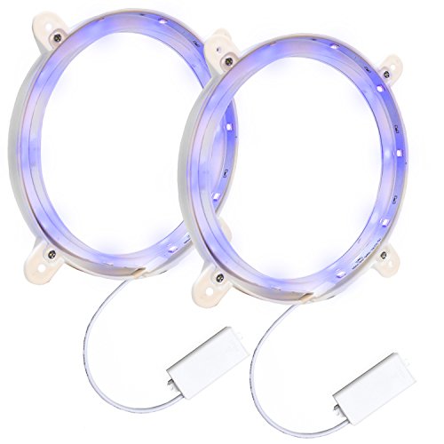 Play Platoon Cornhole Lights for Hole - LED Cornhole Lights Fit for Standard Cornhole Boards and Cornhole Bags, 2 Pack - Blue