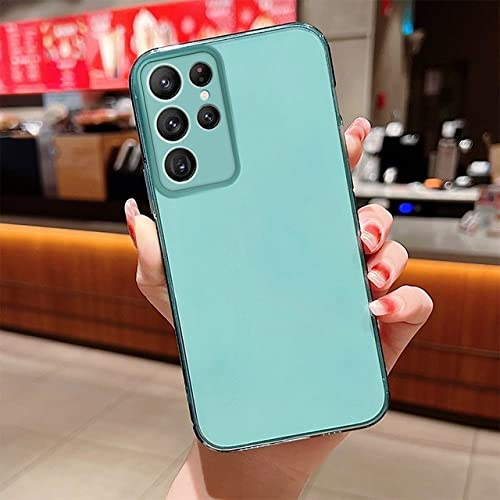 Coque silicone verte Samsung Galaxy S21 SE transparente antichoc protection intégrale