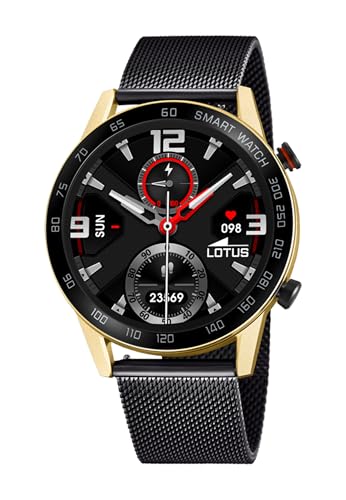 LOTUS Reloj Inteligente Hombre - Smartwatch de Acero Inoxidable 316l Negro - Resistente al Agua IP65 50019/1 - Control Música, Cuenta Pasos y Calorías, Teléfono, Deportes, Frecuencia Cardíaca LOTUS Reloj Inteligente Hombre - Smartwatch de Acero Inoxidable 316l Negro - Resistente al Agua IP65 50019/1 - Control Música, Cuenta Pasos y Calorías, Teléfono, Deportes, Frecuencia Cardíaca
