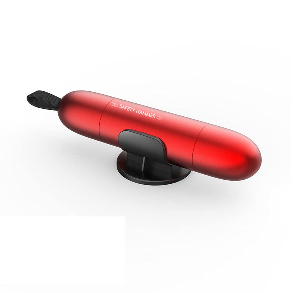 Mini Hammer Window Glass Breaker red Auto Seat Belt Knife Cutter Life-Saving Escape Emergency Tool