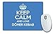 Price comparison product image Duke Gifts BLUE Keep Calm and Love Döner Kebab Mouse Mat COLOUR 2417
