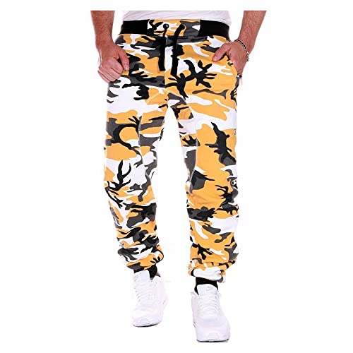Hip hop Men's Casual Pants Cotton Trousers Urban Loose Waist Pants